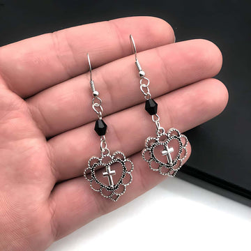 Cross Earrings Women - Xenos Jewelry